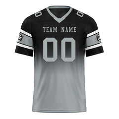 Custom Black Gray Las Vegas Personalized Authentic Football Jersey FBJ02-D020249-20