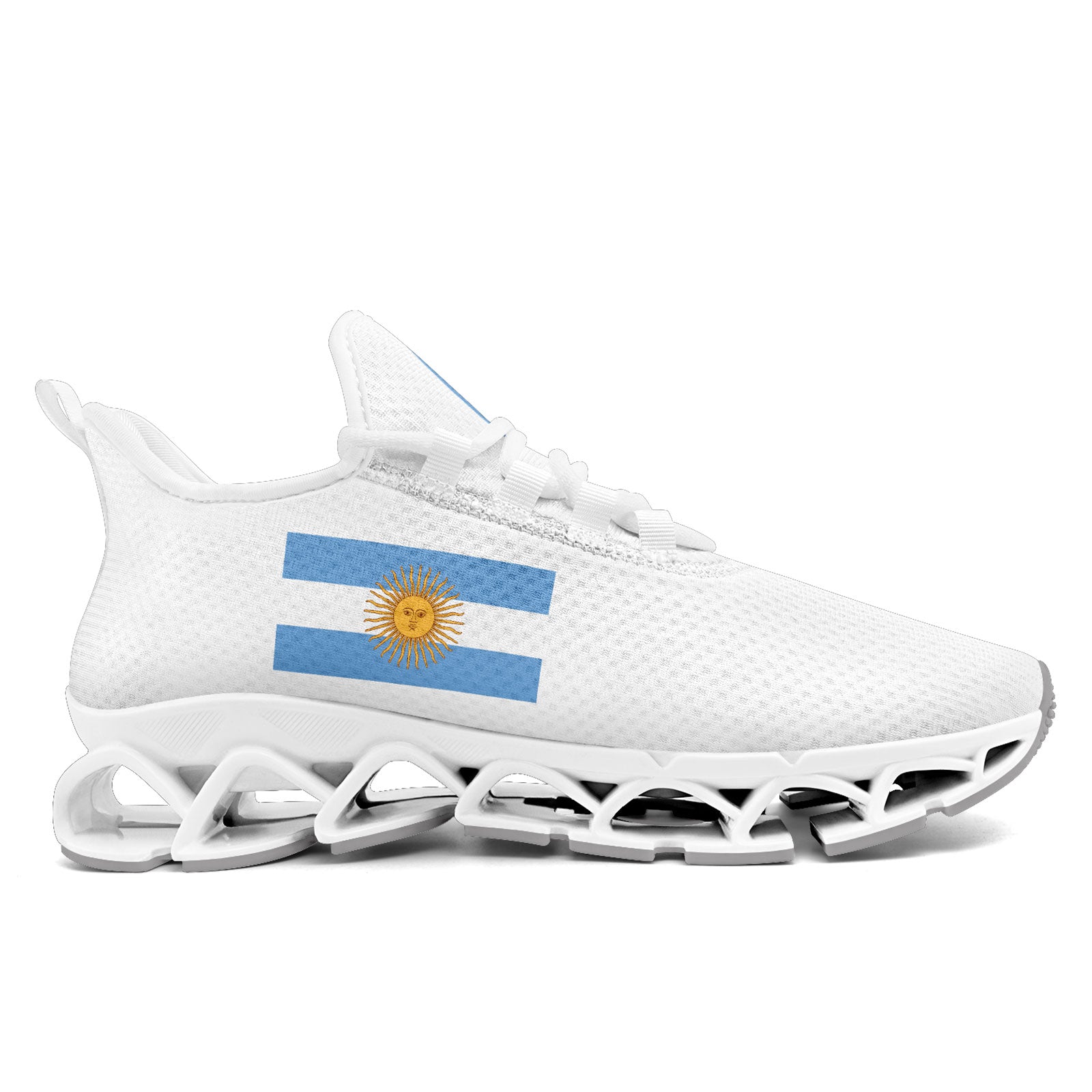 Custom 2026 World Cup Argentina Sneakers DIY Country Flag Running Shoes Lightweight Sport Shoes Gift for Football Fans Personalized Team Name and Logo FN003XD-F027046-4