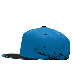 Custom Blue Black Carolina Hat Sport Design Cap Stitched Adjustable Personalized PR067B-D020261-5