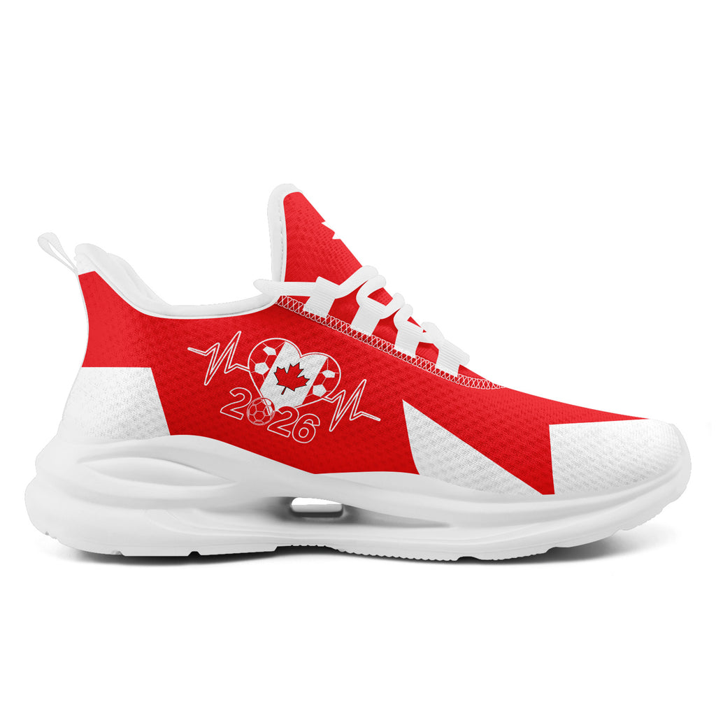Custom 2026 World Cup Canada Sneakers DIY Country Flag Running Shoes Lightweight Sport Shoes Gift for Football Fans Personalized Team Name and Logo FN079-F023063-4