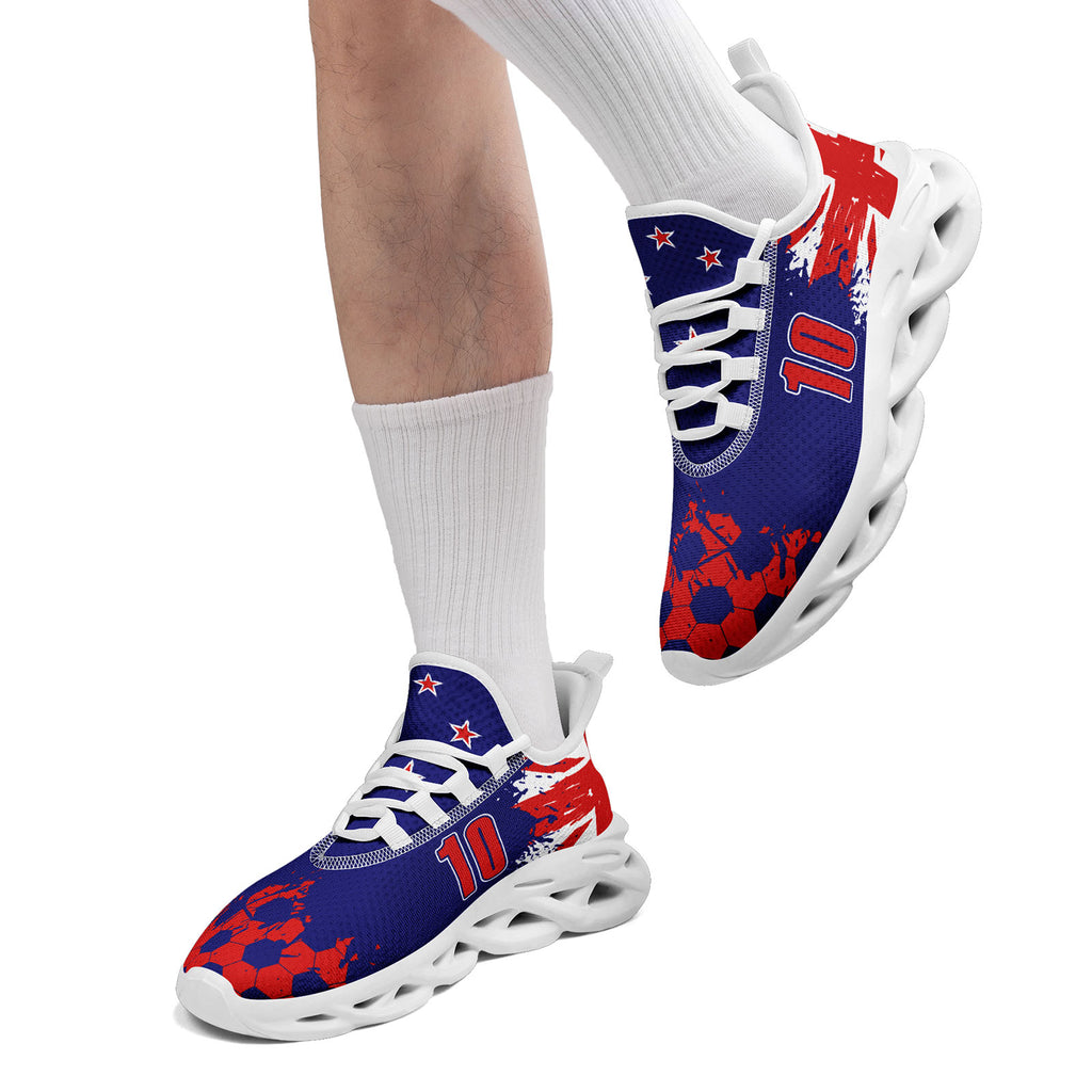 Custom 2026 World Cup New Zealand Sneakers DIY Country Flag Running Shoes Lightweight Sport Shoes Gift for Football Fans Personalized Team Name and Logo FN003-F027079-7
