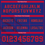Custom Blue Red New York High-Performance American Football Jersey FBJ06-D023001-4