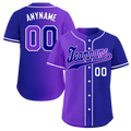 Custom Purple Blue Gradient Fashion Personalized Authentic Baseball Jersey BSBJ01-D0a7a0b