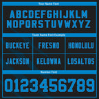 Custom Blue Black North Carolina High-Performance American Football Jersey FBJ06-D023001-5