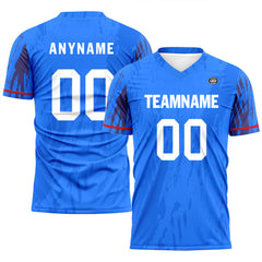 Custom Blue Soccer Sets Jersey Personalized SCJ101-D28019