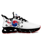 Custom South Korea 2026 World Cup Sneakers DIY Country Flag Running Shoes Lightweight Sport Shoes Gift for Football Fans Personalized Team Name and Logo FN003XD-F009063-4