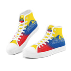 Custom Ecuador 2026 World Cup Sneakers DIY Country Flag Running Shoes Lightweight Sport Shoes Gift for Football Fans Personalized Team Name and Logo FN024-F009099-5