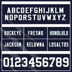 Custom Blue White Texas High-Performance American Football Jersey FBJ06-D023001-9