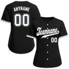 Custom Black Classic Style White Personalized Authentic Baseball Jersey BSBJ01-bd0faa7