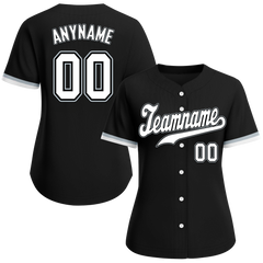 Custom Black Classic Style White Personalized Authentic Baseball Jersey BSBJ01-bd0faa7