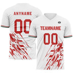 Custom White Red Soccer Sets Jersey Personalized SCJ101-D28035