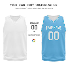 Custom Blue City Edition Personalized Sports Uniform Authentic Basketball Jersey BBJ01-D06101-6