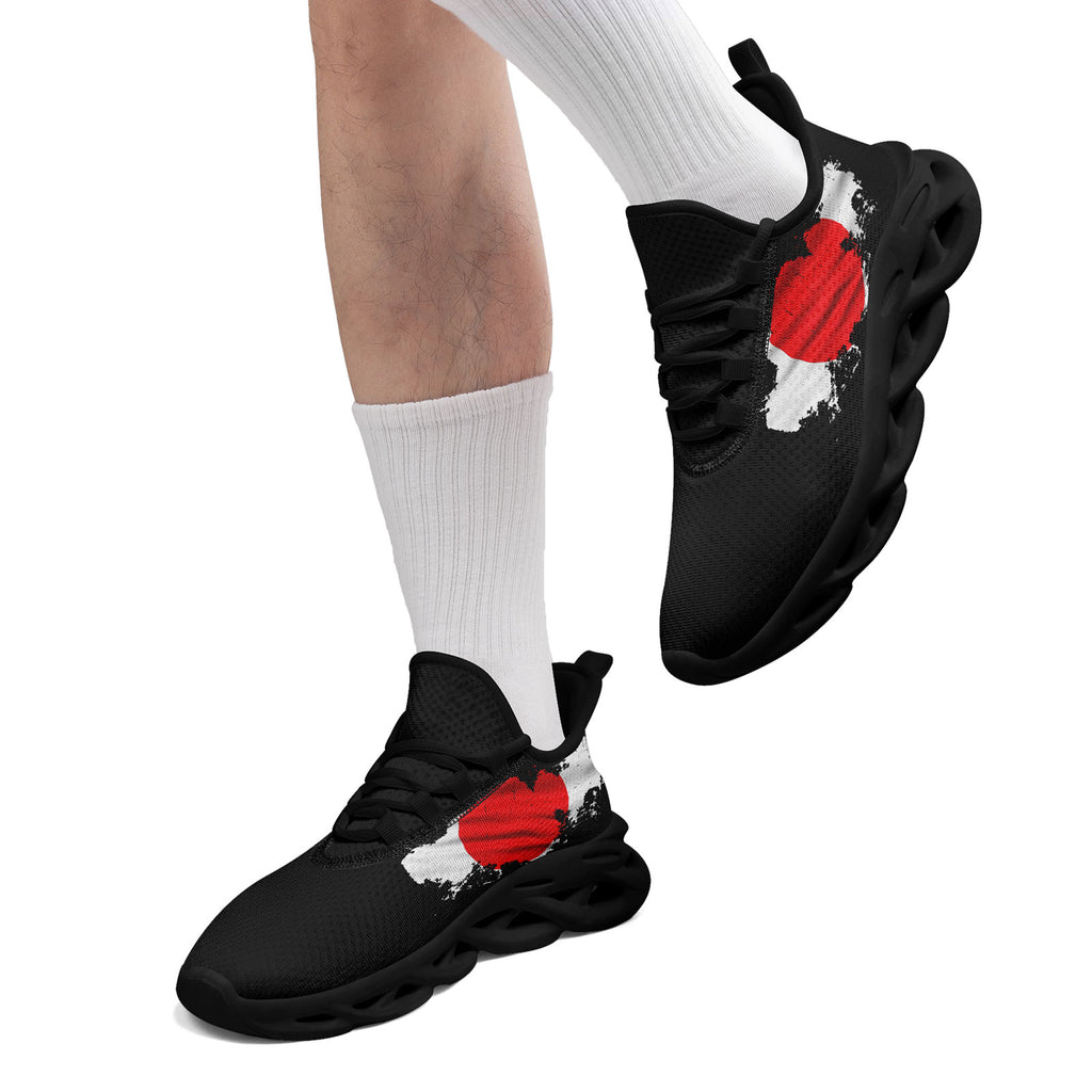 Custom Japan 2026 World Cup Sneakers DIY Country Flag Running Shoes Lightweight Sport Shoes Gift for Football Fans Personalized Team Name and Logo FN003-F025044-1