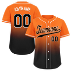 Custom Orange Black Fade Fashion Personalized Authentic Baseball Jersey BSBJ01-D0a70c7