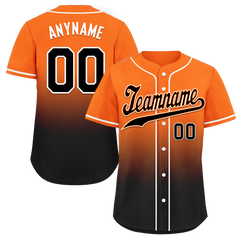 Custom Orange Black Fade Fashion Personalized Authentic Baseball Jersey BSBJ01-D0a70c7