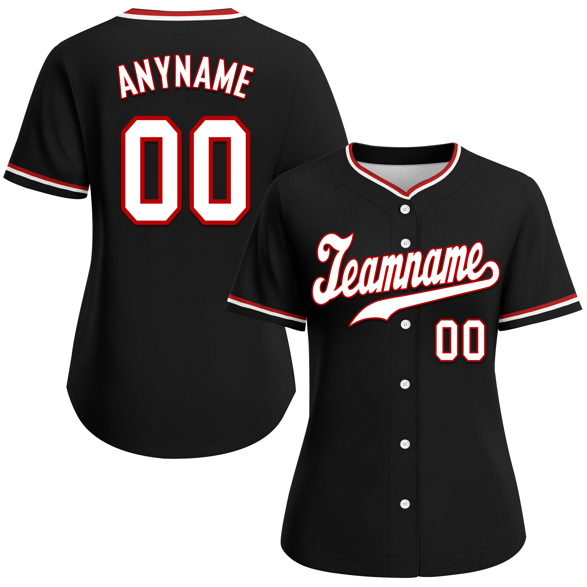 Custom Black Classic Style White Personalized Authentic Baseball Jersey BSBJ01-bd0fad0