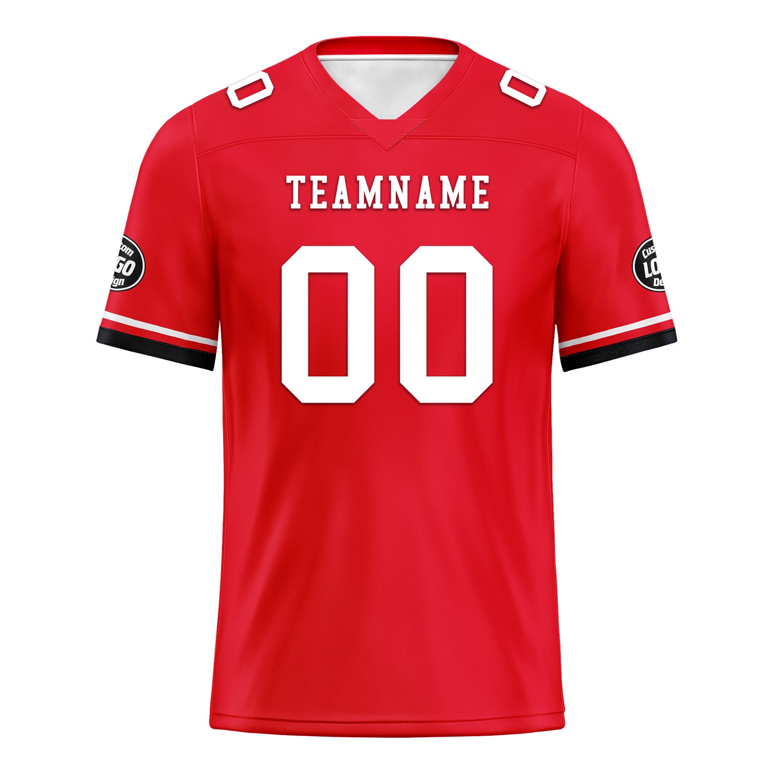 Custom Red Black Houston Football Jersey and Firesoul Sports Shoes Combo Offer Personalized Combo ZH-D020273-12