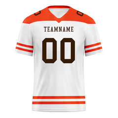 Custom Cleveland Personalized Authentic Football Jersey FBJ02-E0607-8