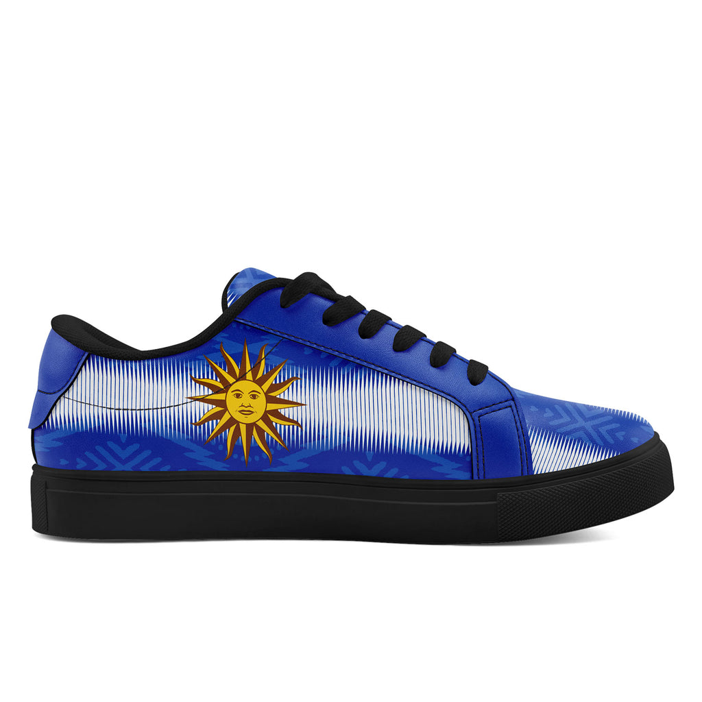 Custom Uruguay 2026 World Cup Sneakers DIY Country Flag Running Shoes Lightweight Sport Shoes Gift for Football Fans Personalized Team Name and Logo FN023-F009096-1
