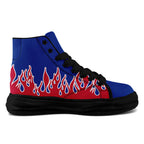 Custom Blue White Red Buffalo Football Jersey and Firesoul Sports Shoes Combo Offer Personalized Combo ZH-D020273-4