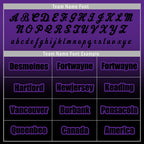 Custom Purple Black Fade Fashion Jacket Bomber Full-Snap Varsity Letterman Personalized Jacket FZ005-D020229-6