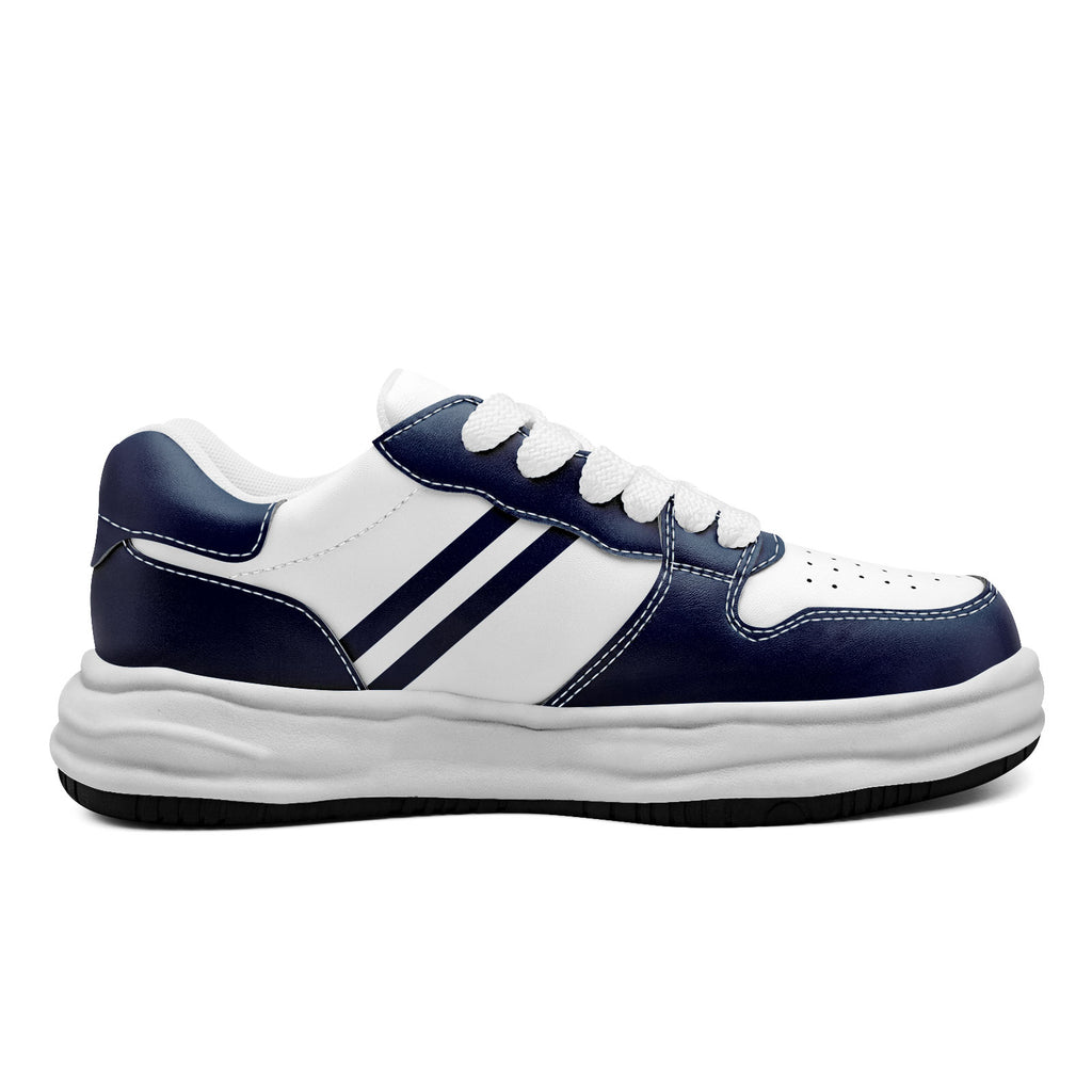 Custom Blue White Dallas Shoes Personalized Sneaker FN032-D020389-9