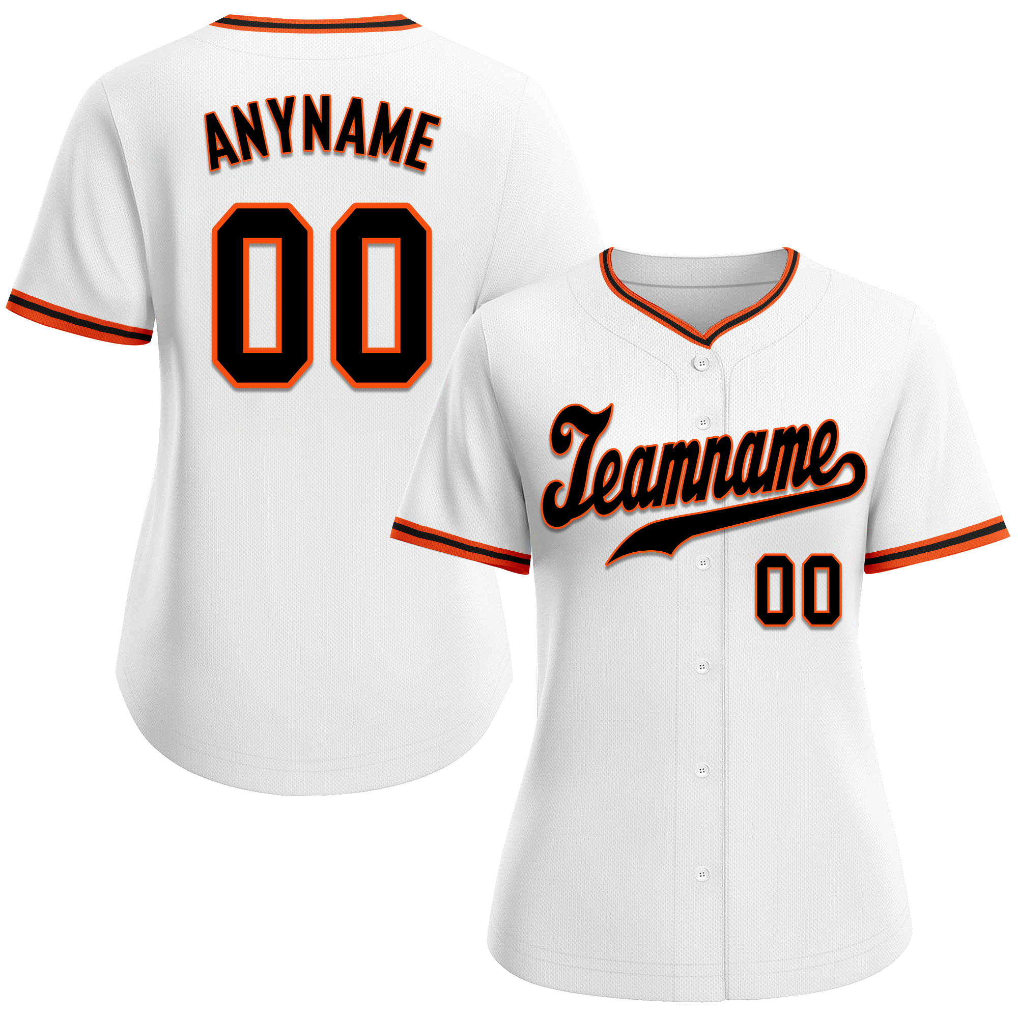 Custom White Classic Style Black Personalized Authentic Baseball Jersey BSBJ01-bd0fae8