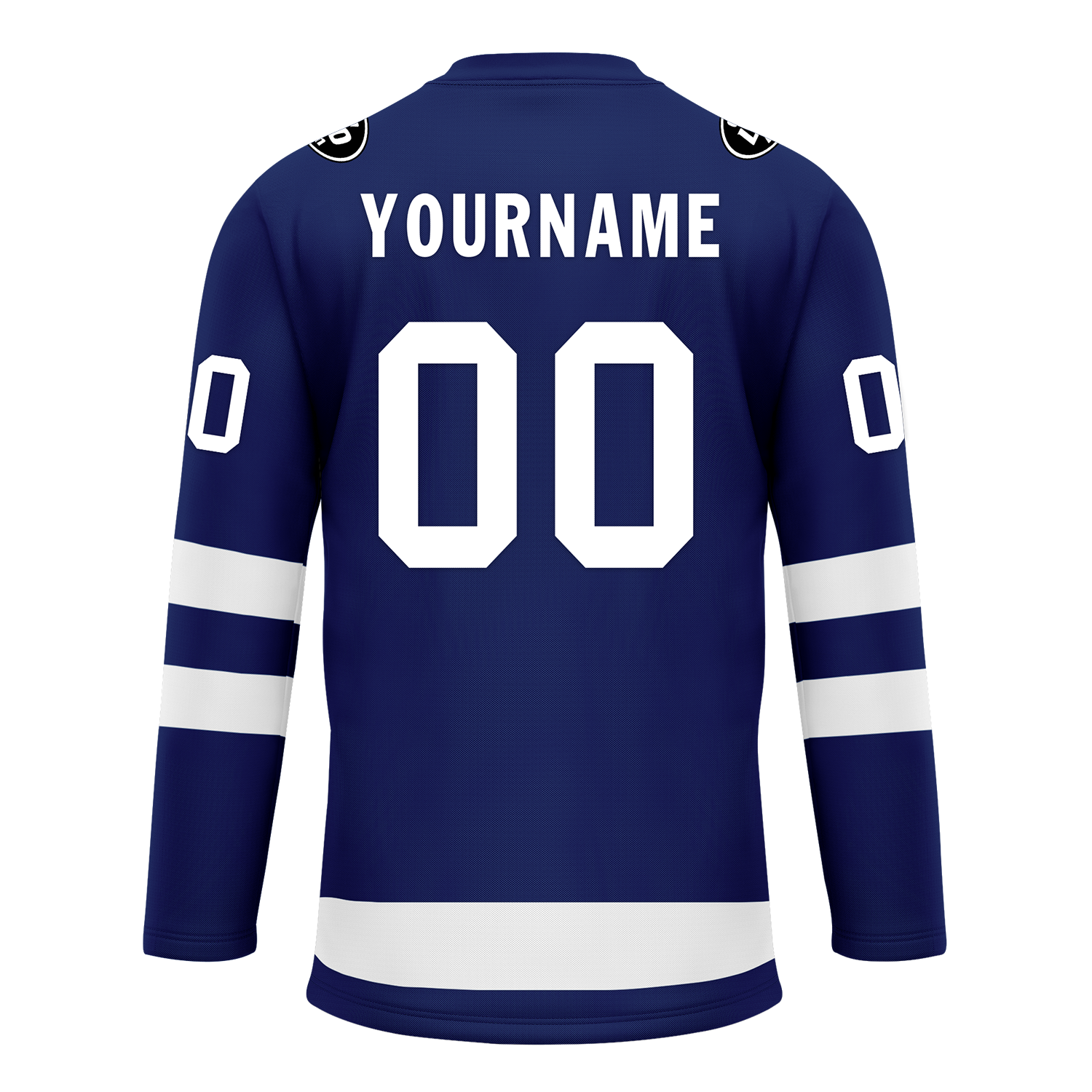 Custom Blue White Personalized Hockey Jersey HCKJ01-D0a70bc