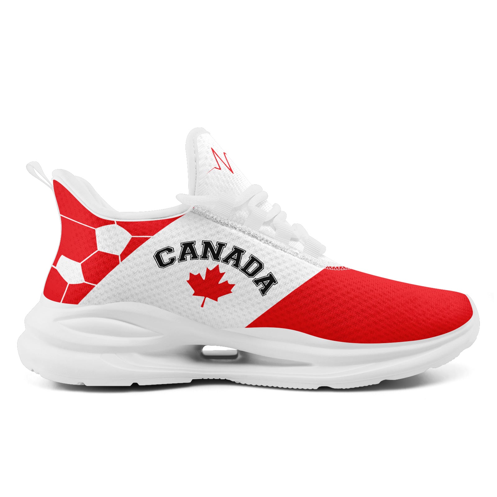 Custom 2026 World Cup Canada Sneakers DIY Country Flag Running Shoes Lightweight Sport Shoes Gift for Football Fans Personalized Team Name and Logo FN079-F023063-3