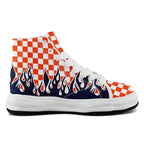 Custom Orange Blue Denver Football Jersey and Firesoul Sports Shoes Combo Offer Personalized Combo ZH-D020273-10