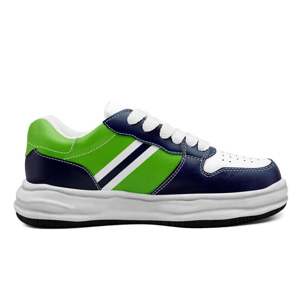 Custom Blue Green Seattle Shoes Personalized Sneaker FN032-D020389-27