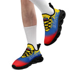 Custom Ecuador 2026 World Cup Sneakers DIY Country Flag Running Shoes Lightweight Sport Shoes Gift for Football Fans Personalized Team Name and Logo FN003-F009077-5
