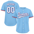 Custom Cyan Classic Style White Personalized Authentic Baseball Jersey BSBJ01-bd0fabd