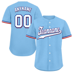 Custom Cyan Classic Style White Personalized Authentic Baseball Jersey BSBJ01-bd0fabd