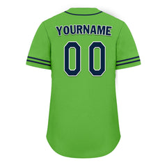 Custom Green Classic Style Blue Personalized Authentic Baseball Jersey UN002-bd0b00d8-ae