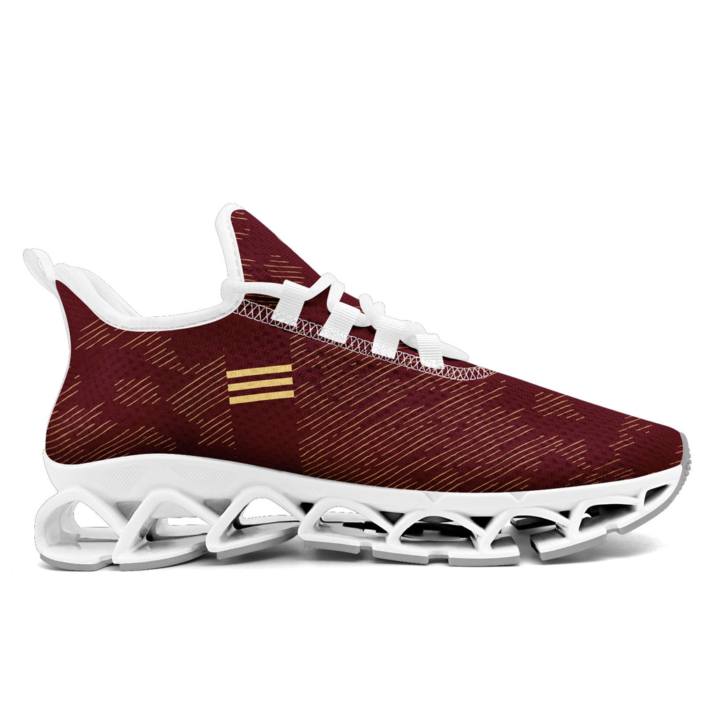 Custom Qatar 2026 World Cup Sneakers DIY Country Flag Running Shoes Lightweight Sport Shoes Gift for Football Fans Personalized Team Name and Logo FN003XD-F020030-5
