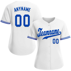 Custom White Classic Style Blue Personalized Authentic Baseball Jersey BSBJ01-bd0fa0f
