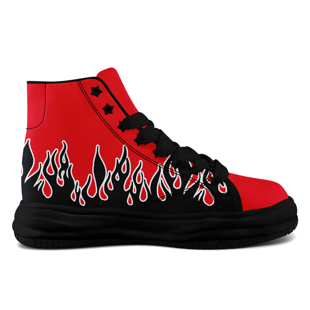 Custom Red Blue Houston Firesoul Shoes Personalized Sneaker FN039-D020272-12