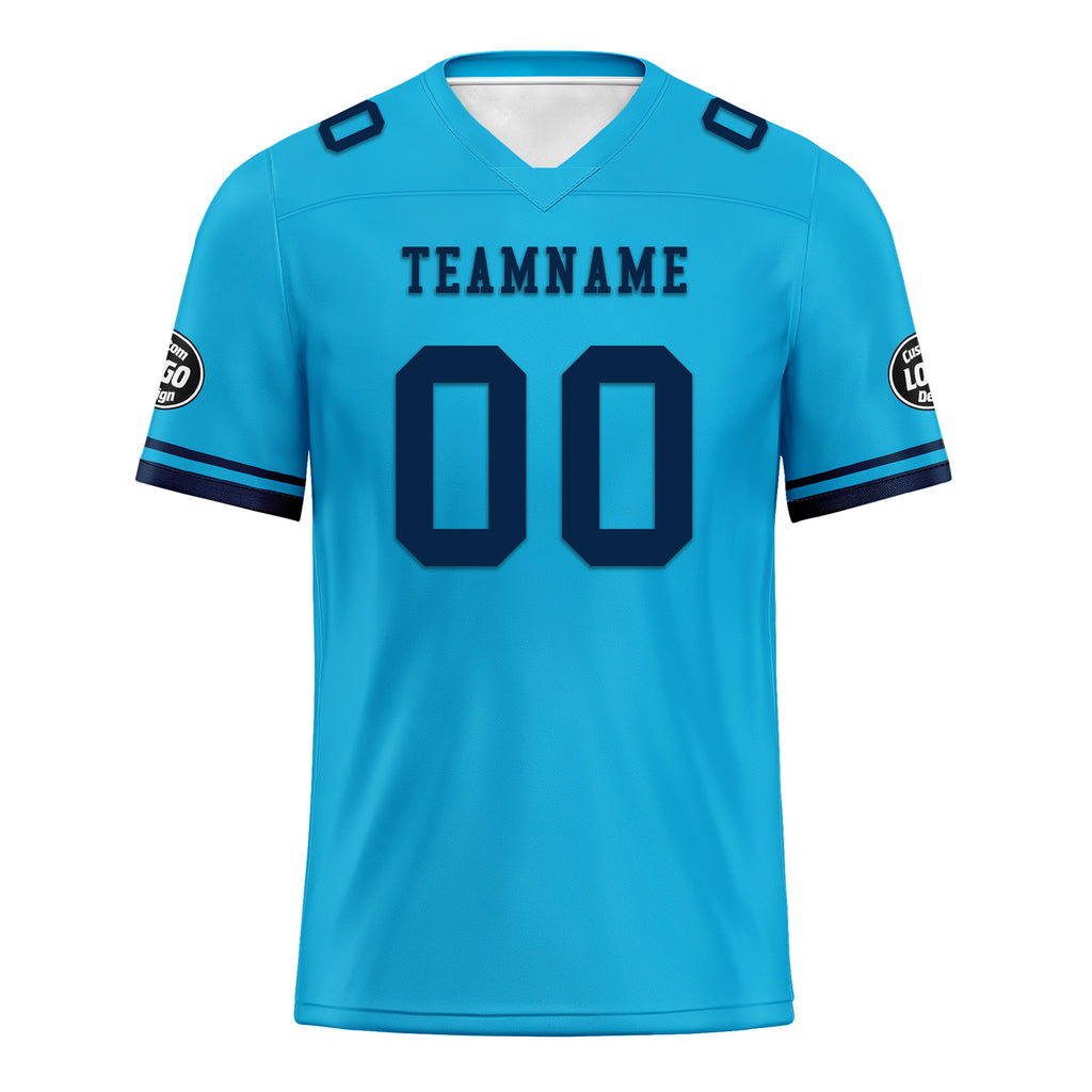Custom Blue Tennessee Football Jersey and Firesoul Sports Shoes Combo Offer Personalized Combo ZH-D020273-32