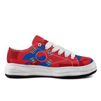 Custom South Korea 2026 World Cup Sneakers DIY Country Flag Running Shoes Lightweight Sport Shoes Gift for Football Fans Personalized Team Name and Logo FN038-F009095-1