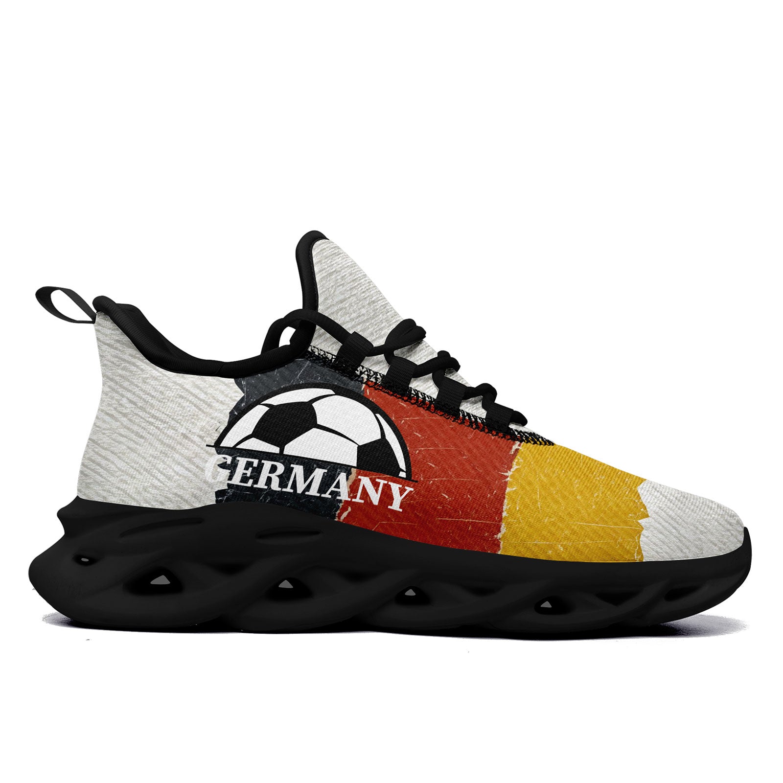Custom Germany 2026 World Cup Sneakers DIY Country Flag Running Shoes Lightweight Sport Shoes Gift for Football Fans Personalized Team Name and Logo FN003-F025035-7
