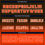 Custom Brown Orange Fade Fashion Cleveland High-Performance American Football Jersey FBJ06-D020252-8