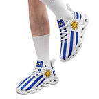 Custom Uruguay 2026 World Cup Sneakers DIY Country Flag Running Shoes Lightweight Sport Shoes Gift for Football Fans Personalized Team Name and Logo FN003-F009072-4