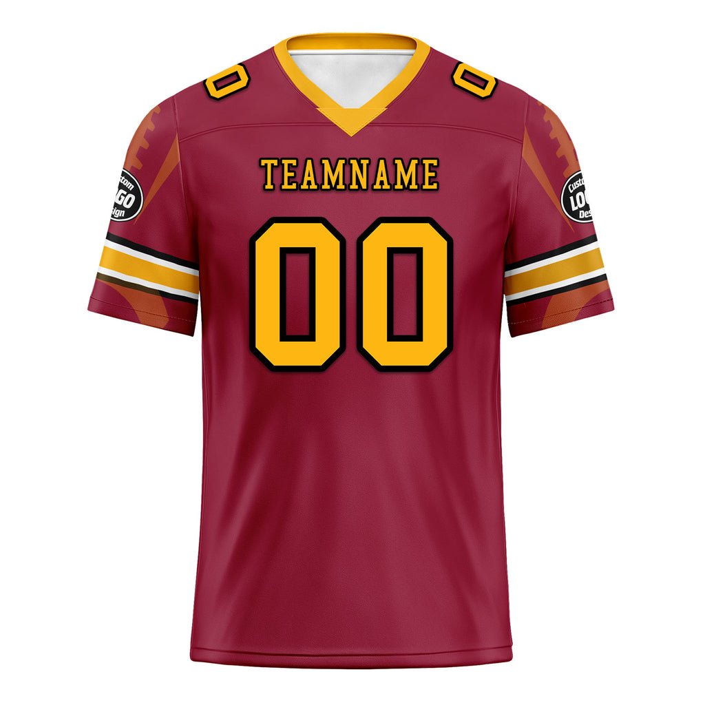 Custom Red Arizona Football Jersey and Sports Shoes Combo Offer Personalized Combo ZH-D025008-1