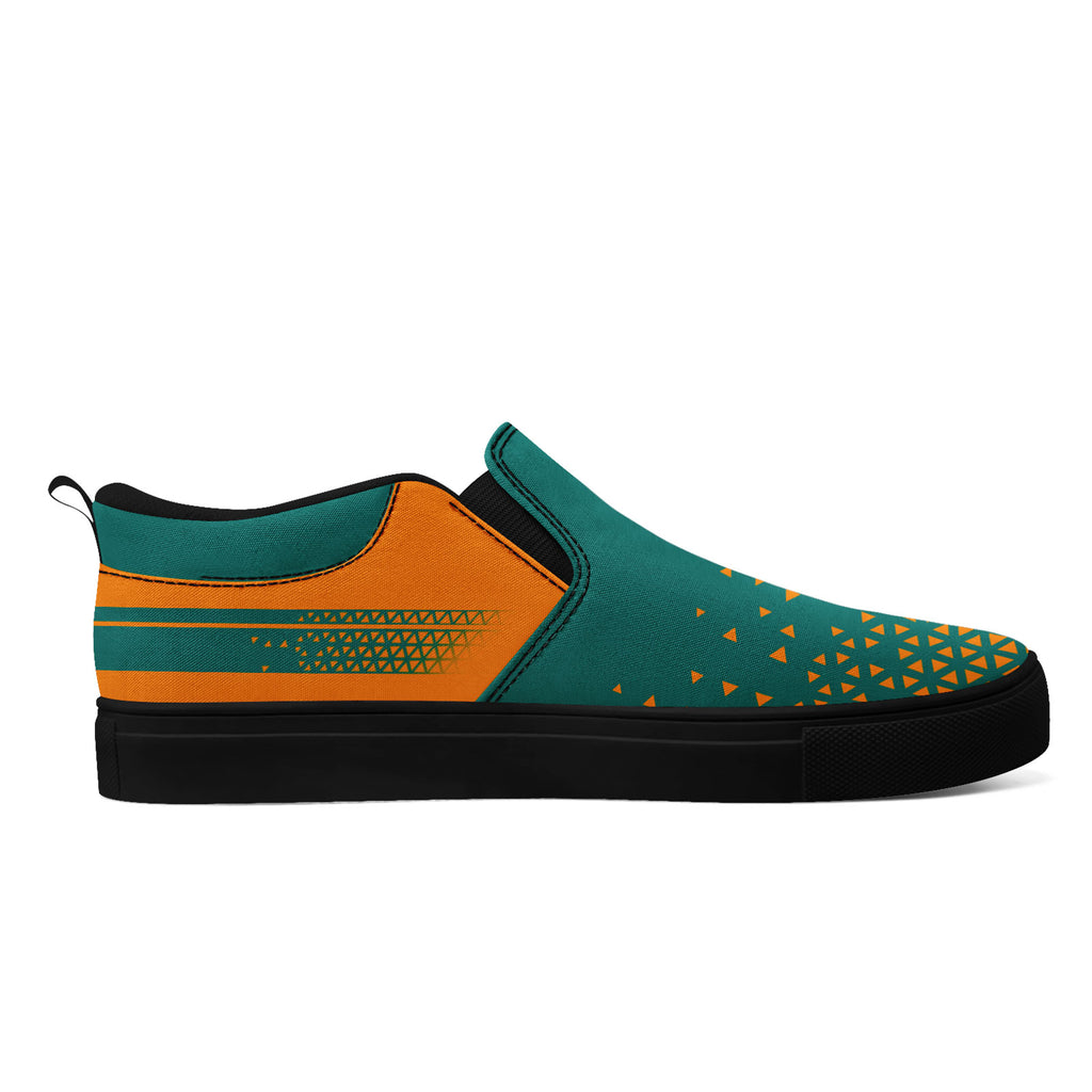 Custom Canvas Sneakers Personalized Slip On Shoes FN071-E023042-6