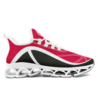 Custom Red Gray Maxsoul Shoes Personalized Sneaker FN003XD-D020391-10