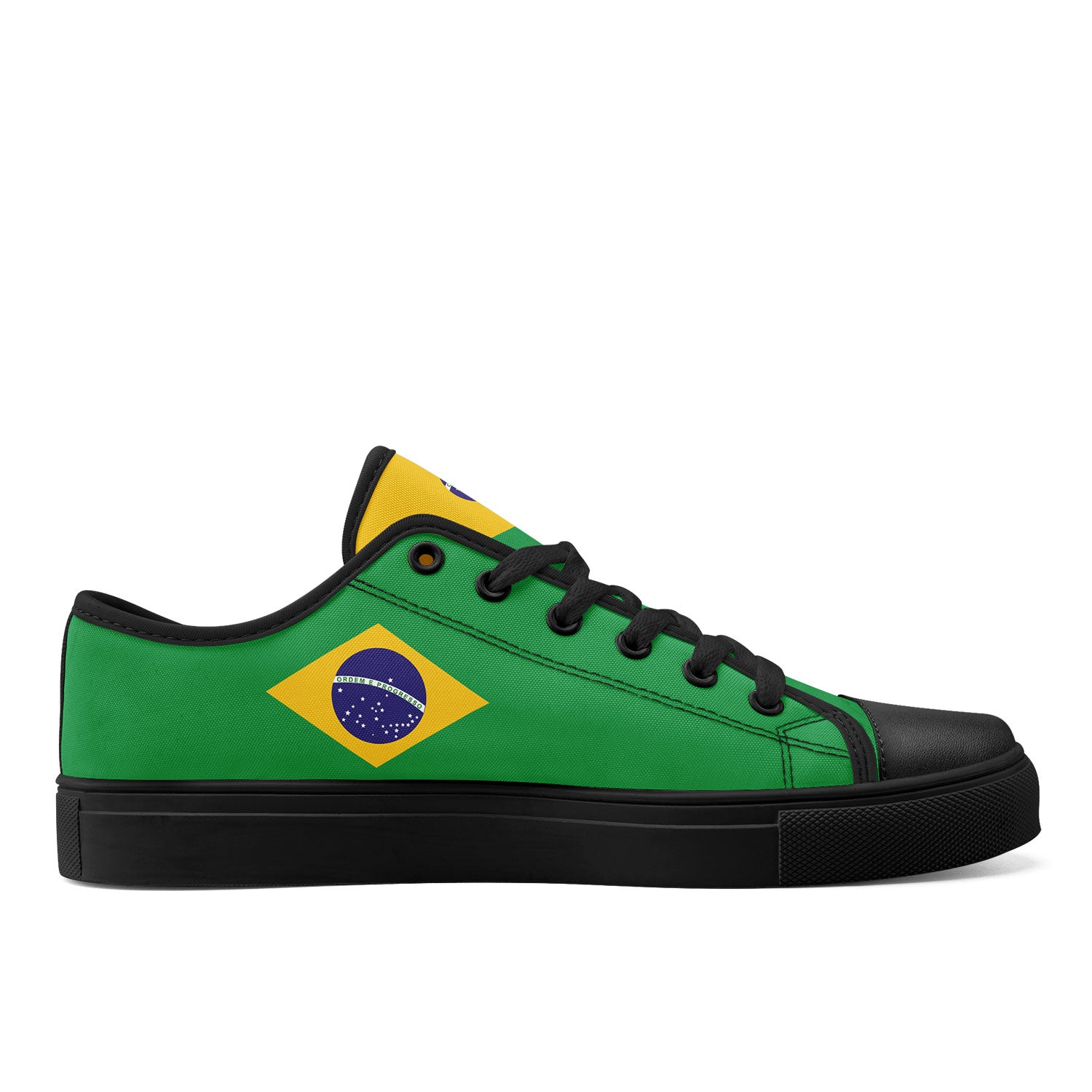 Custom 2026 World Cup Brazil Sneakers DIY Country Flag Running Shoes Lightweight Sport Shoes Gift for Football Fans Personalized Team Name and Logo FN027-F027054-1