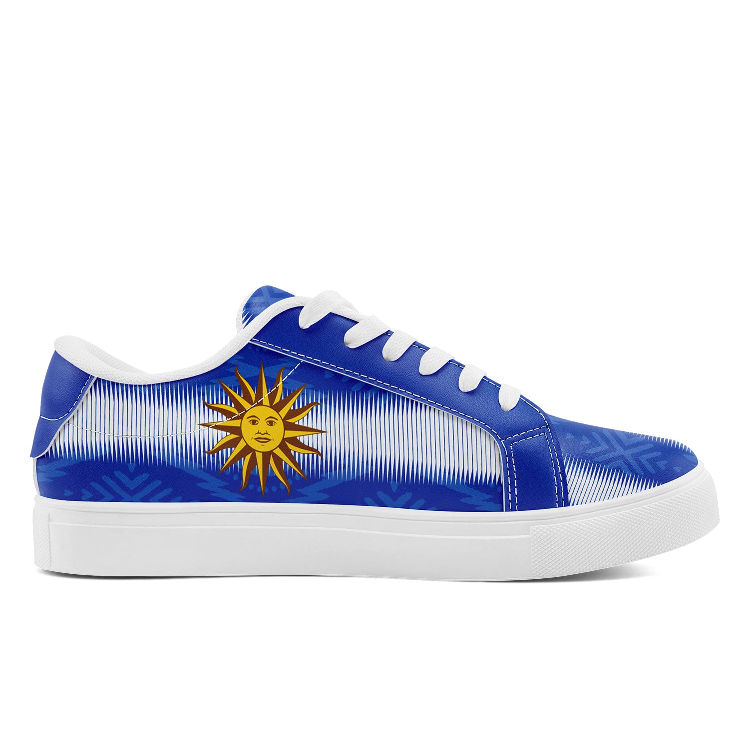 Custom Uruguay 2026 World Cup Sneakers DIY Country Flag Running Shoes Lightweight Sport Shoes Gift for Football Fans Personalized Team Name and Logo FN023-F009096-1
