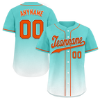Custom Cyan White Fade Fashion Personalized Authentic Baseball Jersey BSBJ01-D0a70e8