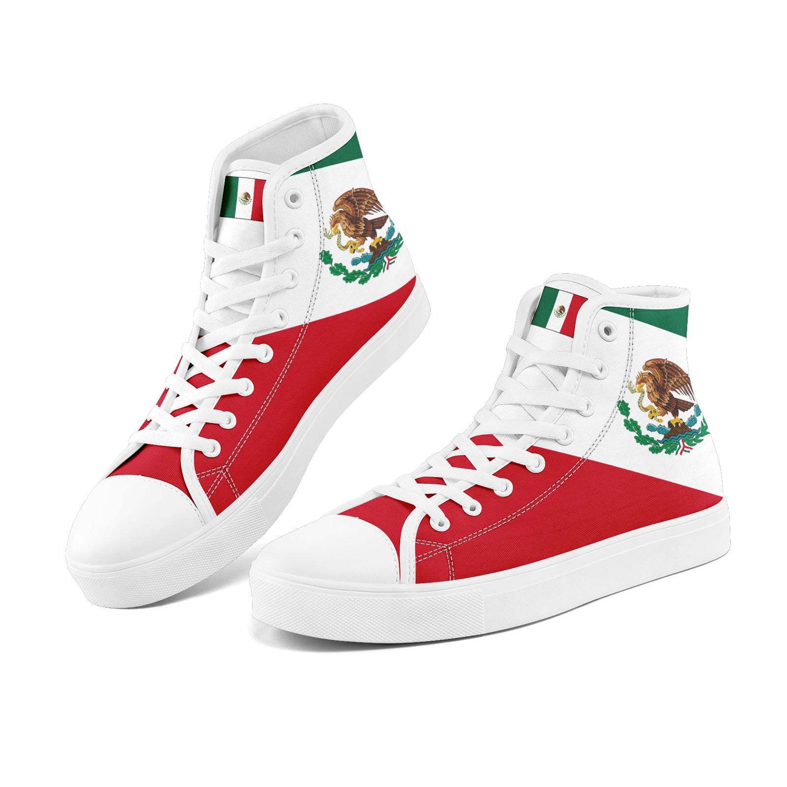 Custom 2026 World Cup Mexico Sneakers DIY Country Flag Running Shoes Lightweight Sport Shoes Gift for Football Fans Personalized Team Name and Logo FN024-F023059-2